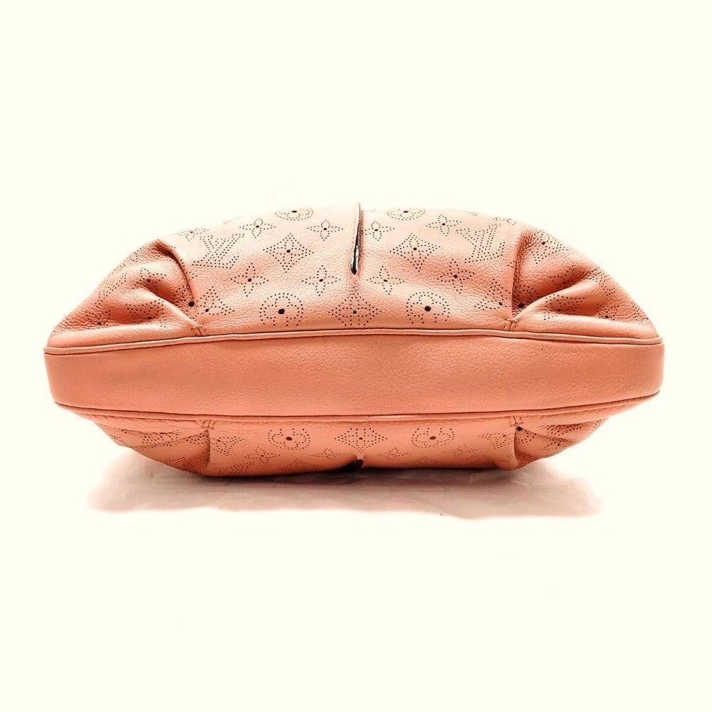 Auth Louis Vuitton Pink Monogram Empreinte LV Mahina Selene PM Tote - Picture 4 of 14